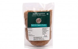 B&B Organics Sugarcane jaggery Powder   Pack  1 kilogram